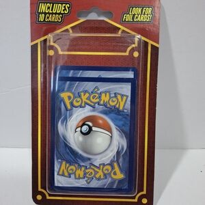 Pokemon Booster Pack Card Set - Blue & White Poké Ball Back